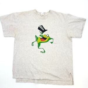 Vintage Michigan J Frog Shirt Mens XL Warner Bros Looney Tunes Cartoon 90s 1991